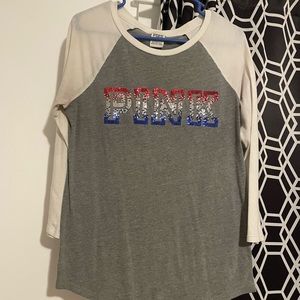 Pink long sleeve shirt